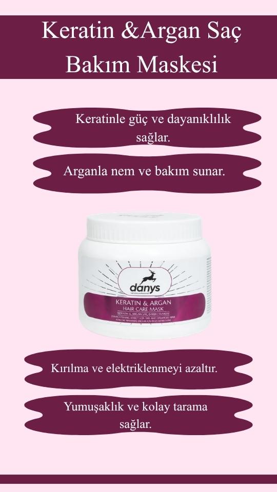 DANYS KERATİN & ARGAN SAÇ BAKIM MASKESİ
